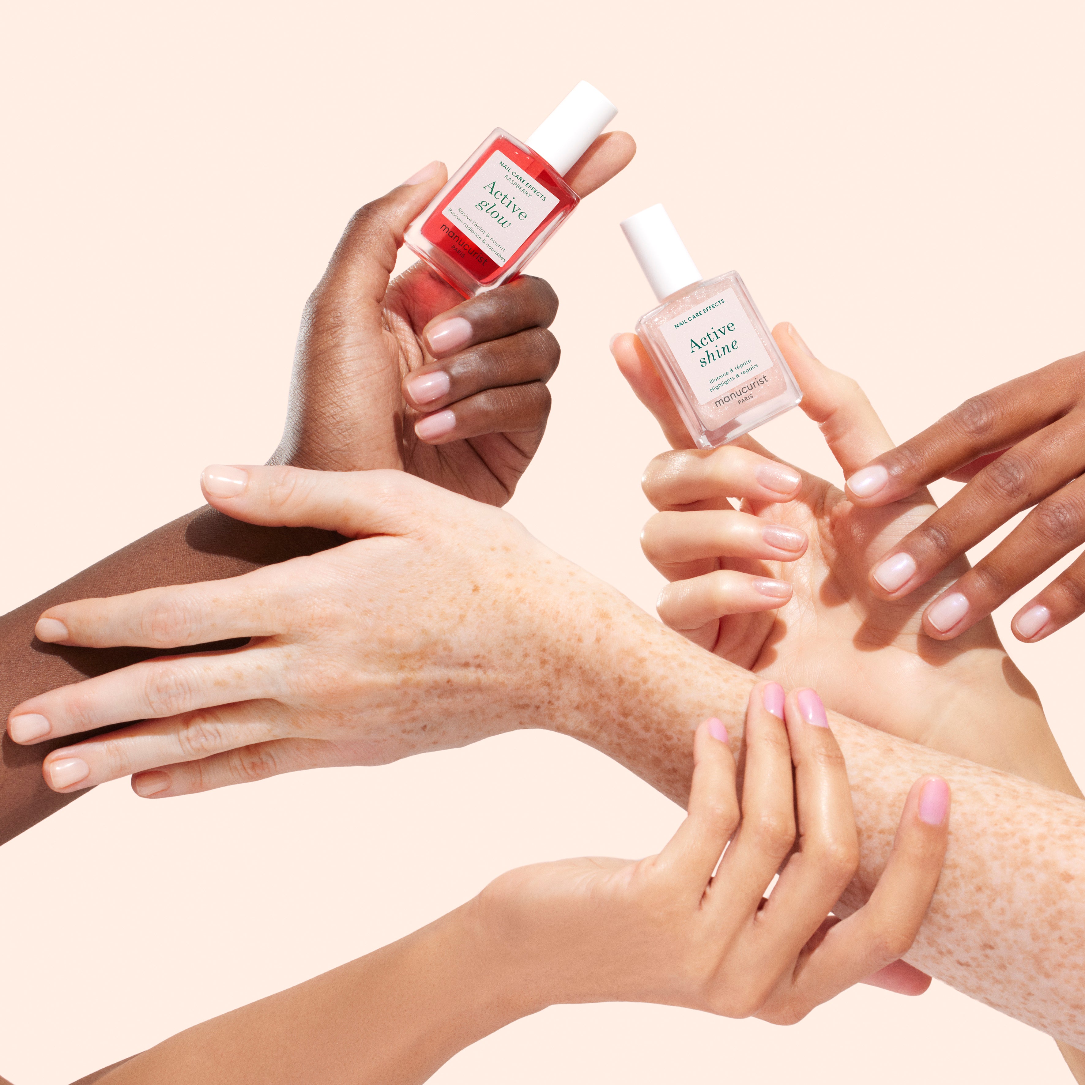 Active Glow neglelak - Rasberry